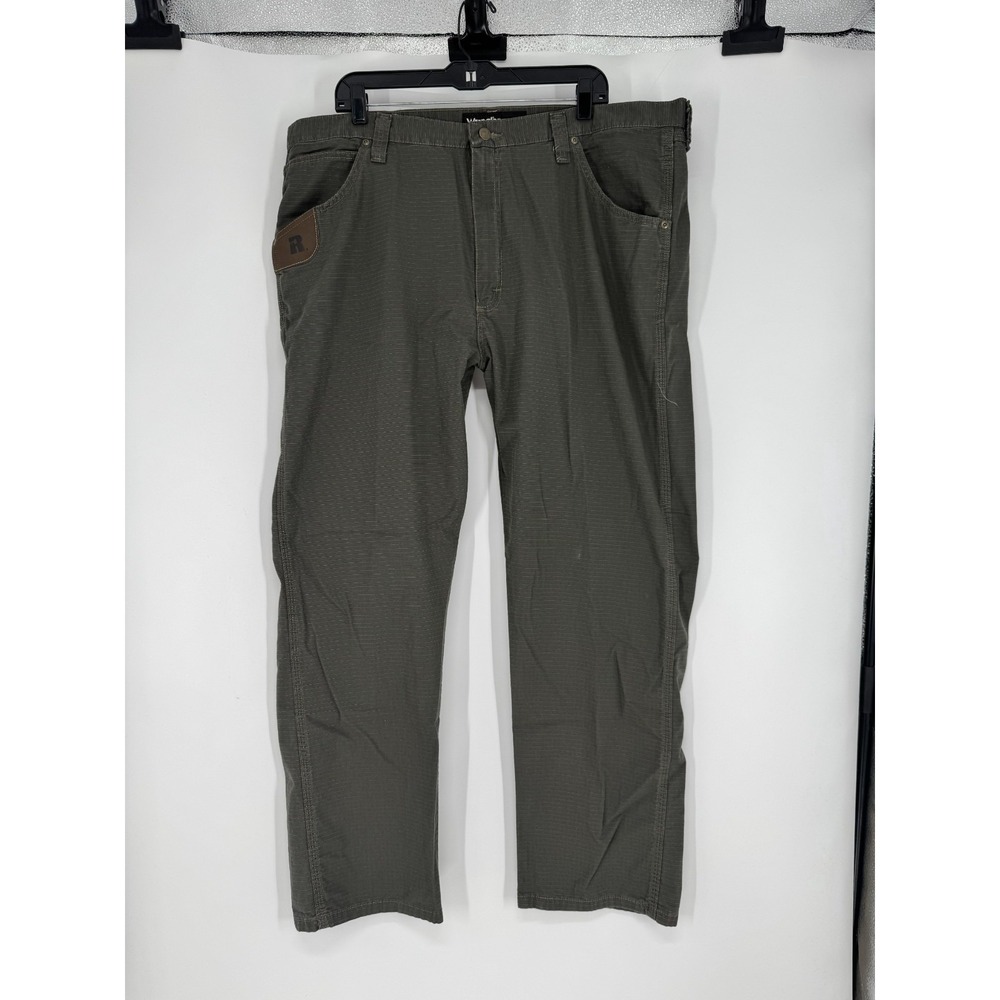 Wrangler Riggs Workwear Ripstop Pants Mens 42x30 Moss Olive Work Chino Carpenter